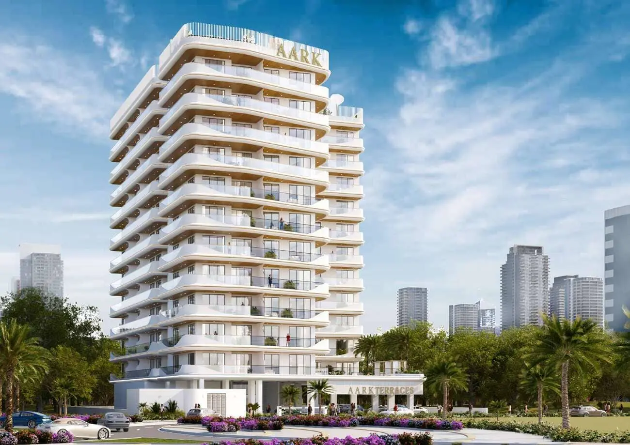 Aark Terraces in Dubai Land Residence by Aark Developers - Exterior Image 2