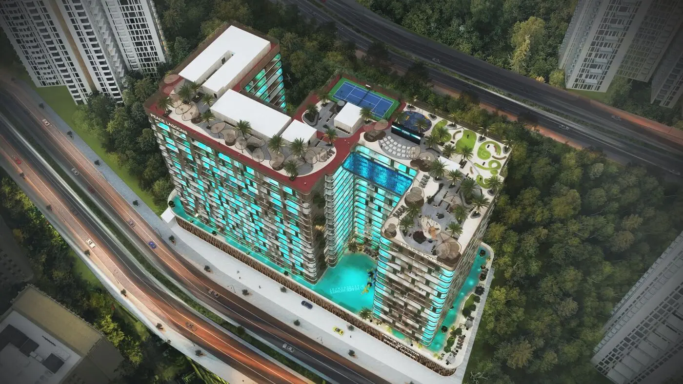 Peace Lagoons 2 in Dubai Land Residence by Peace Homes Development - Exterior Image 5