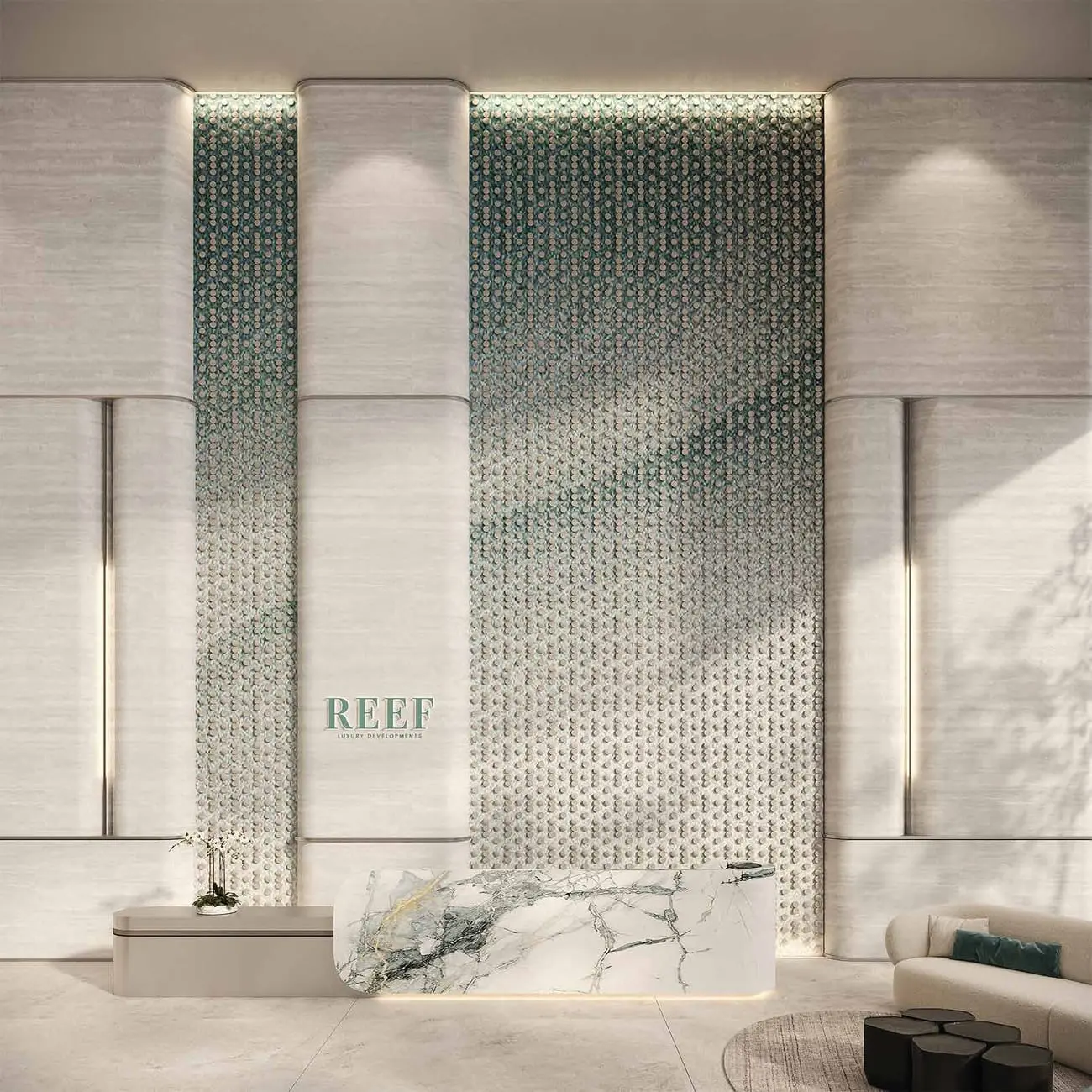 Reef 1000 in Dubai Land Residence by Reef Luxury Development - Lobby Image 1