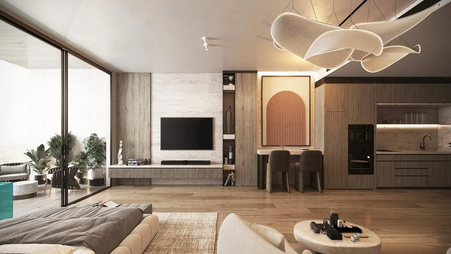 Peace Lagoons in Dubai Land Residence by Peace Homes Development - Interior Image 5