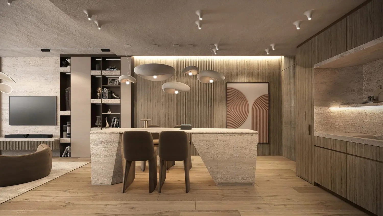 Peace Lagoons in Dubai Land Residence by Peace Homes Development - Interior Image 7