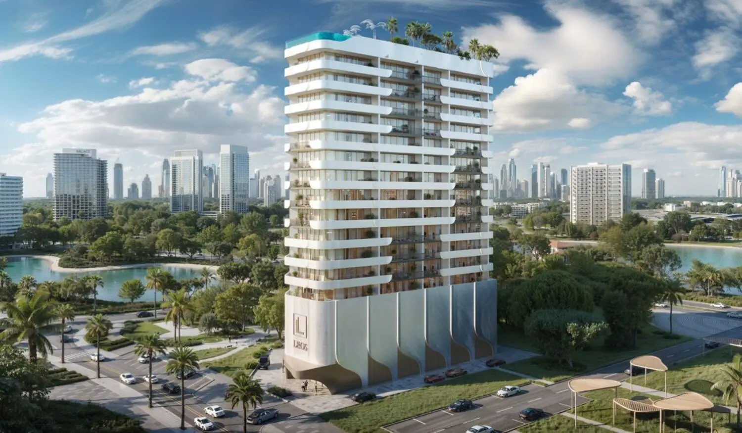 Weybridge Gardens 5 in Dubai Land Residence by Leos - Exterior Image 2