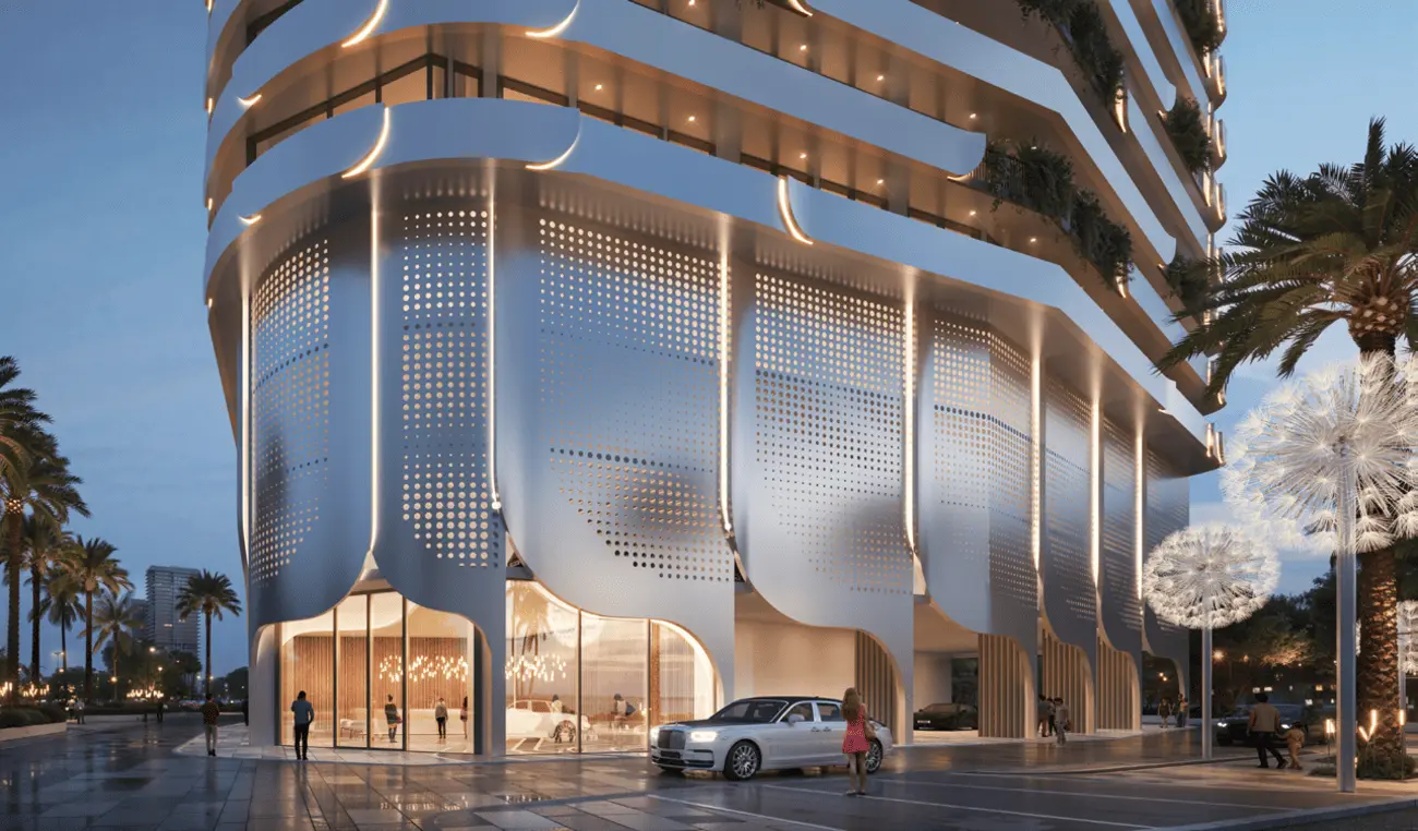 Weybridge Gardens 4 in Dubai Land Residence by Leos - Exterior Image 2