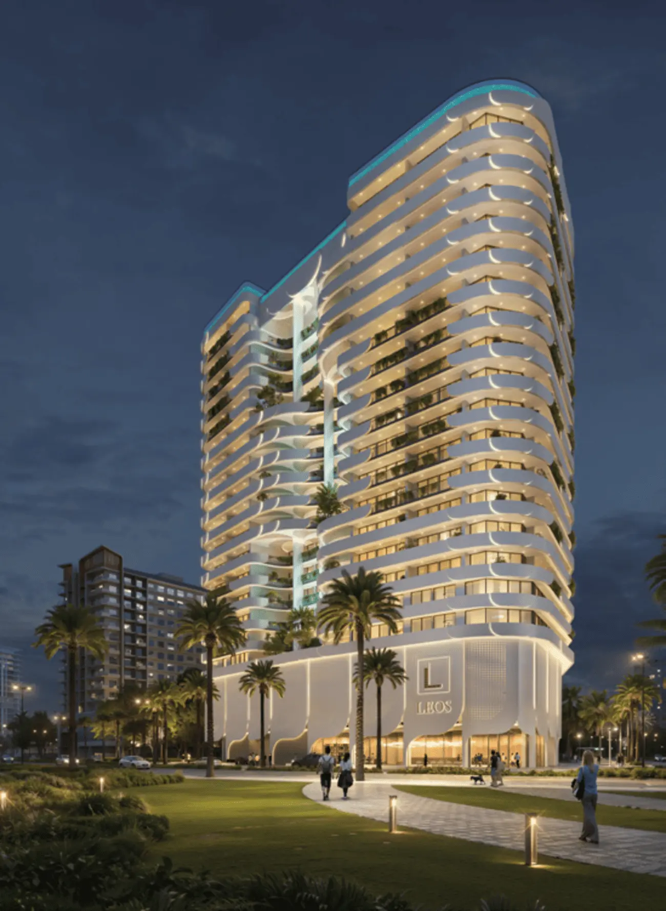 Weybridge Gardens 4 in Dubai Land Residence by Leos - Exterior Image 3