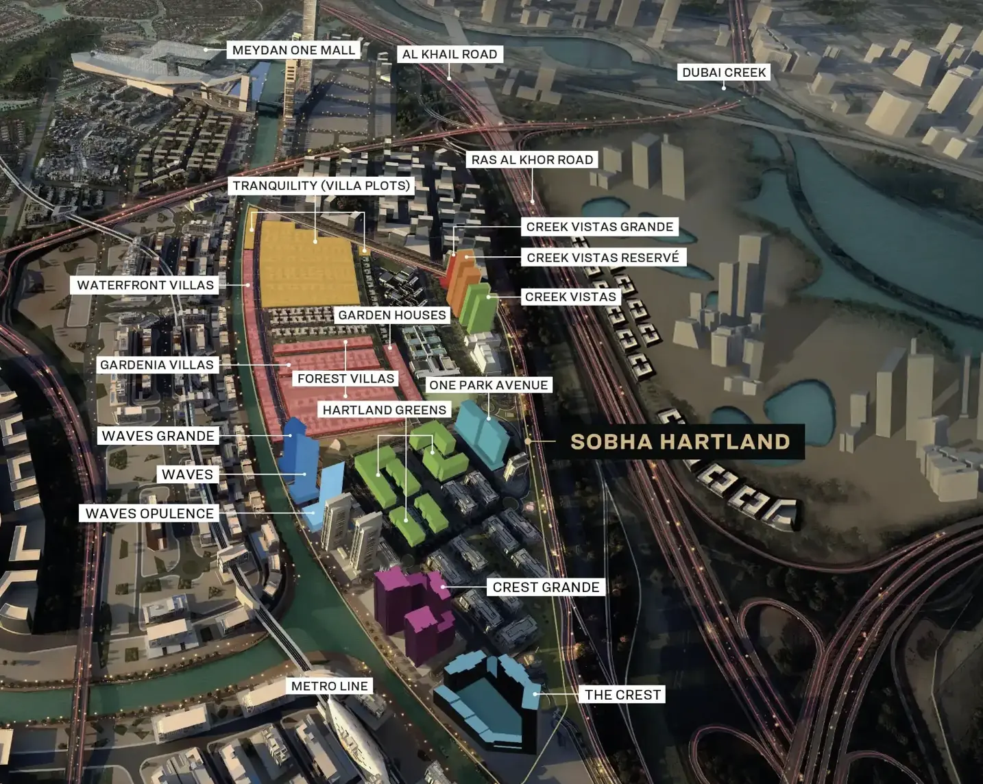The Crest master plan