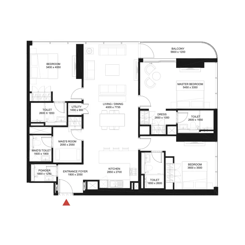 3 bedroom