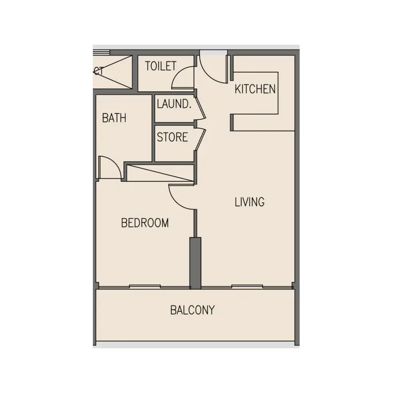 1 bedroom