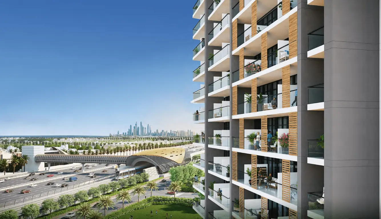 Alexis Tower in Downtown Jebel Ali by Reportage Properties - Exterior Image 2