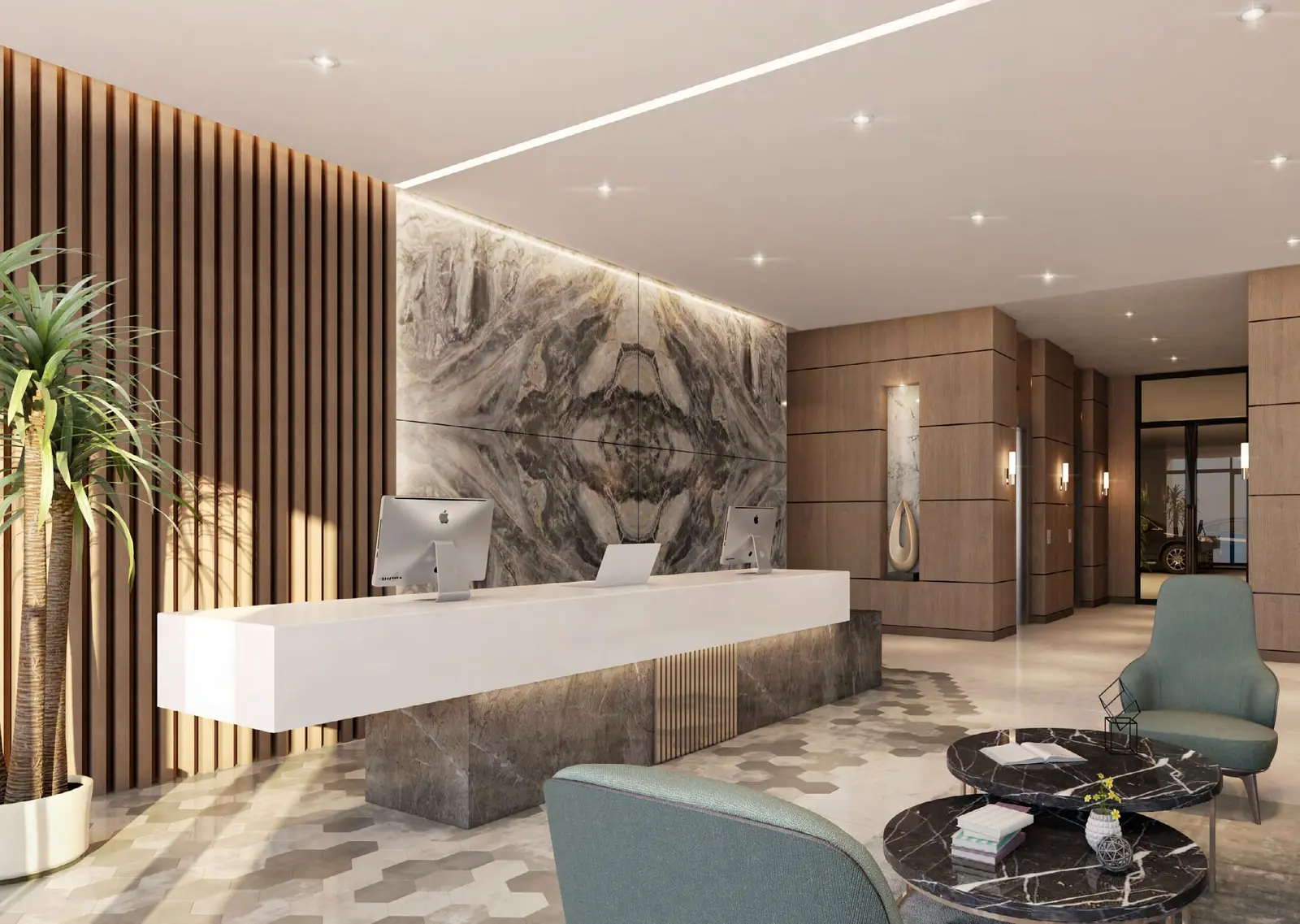 Alexis Tower in Downtown Jebel Ali by Reportage Properties - Lobby Image 1