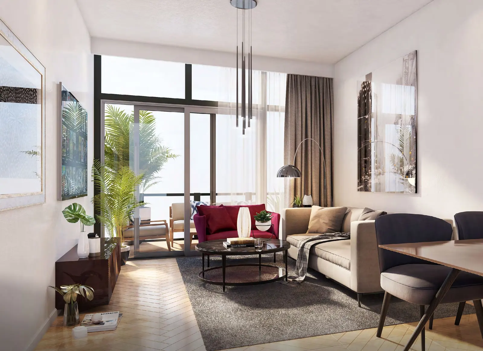 Alexis Tower in Downtown Jebel Ali by Reportage Properties - Interior Image 1