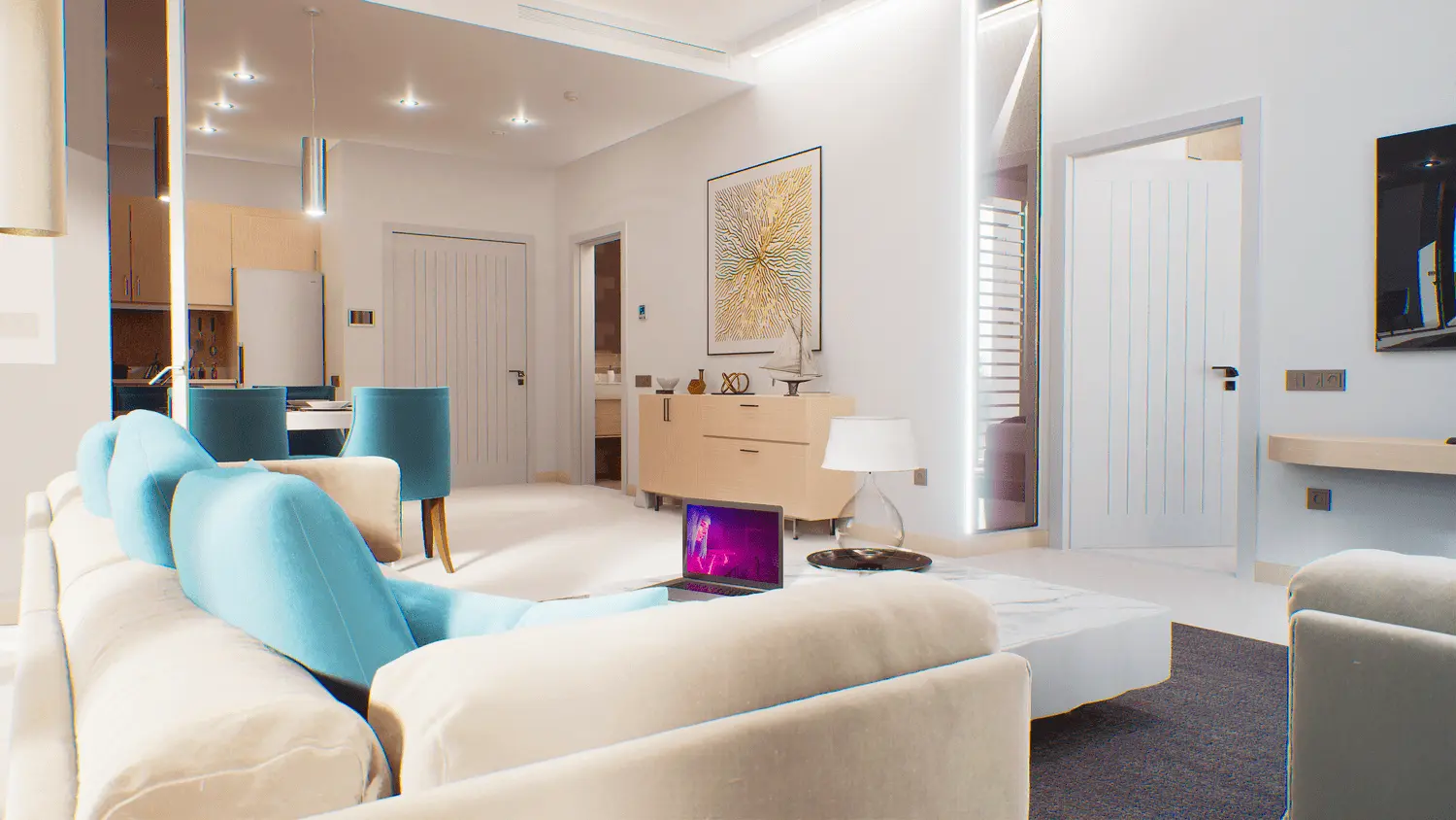 Golf Views Seven City in Jumeirah Lake Towers (JLT) by Seven Tides - Interior Image 1