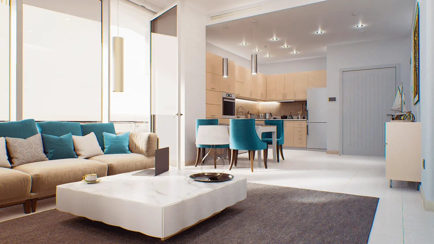 Golf Views Seven City in Jumeirah Lake Towers (JLT) by Seven Tides - Interior Image 3