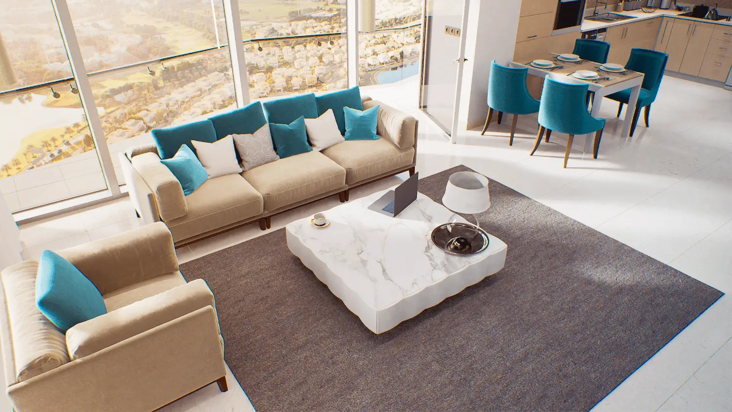 Golf Views Seven City in Jumeirah Lake Towers (JLT) by Seven Tides - Interior Image 5