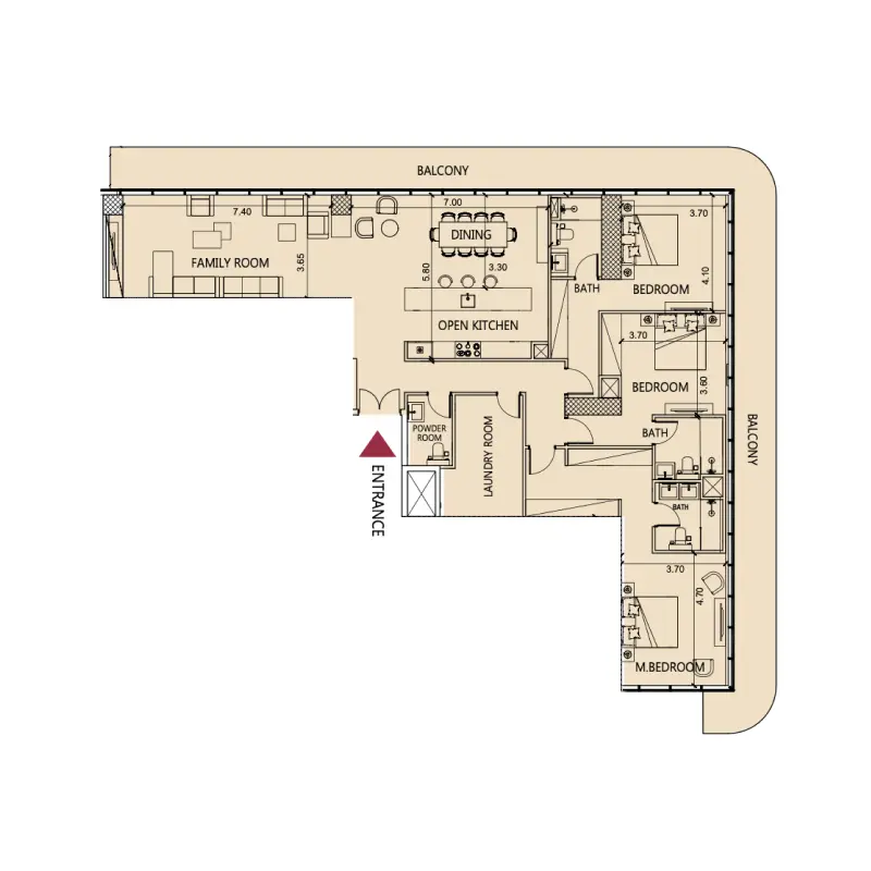 3 bedroom
