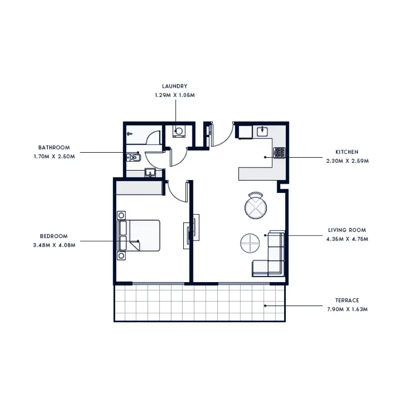 1 bedroom
