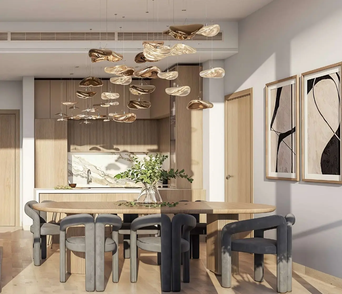 Taiyo Residences in Wasl Gate by LMD - Interior Image 1