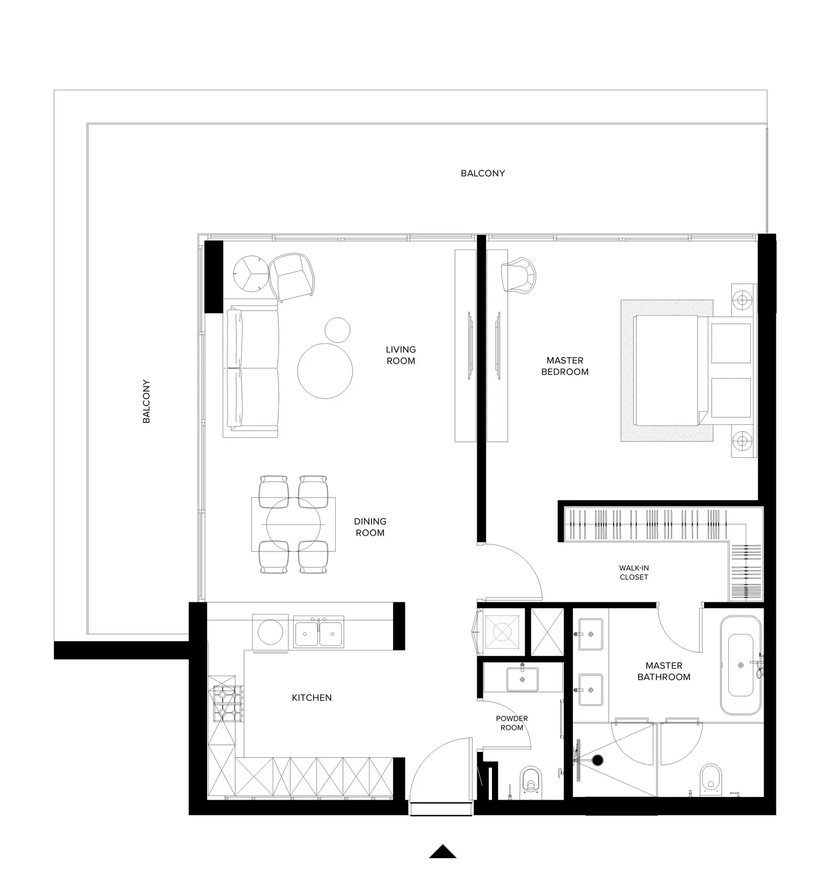 1 Bedroom apartments - Keturah Ritz Carlton