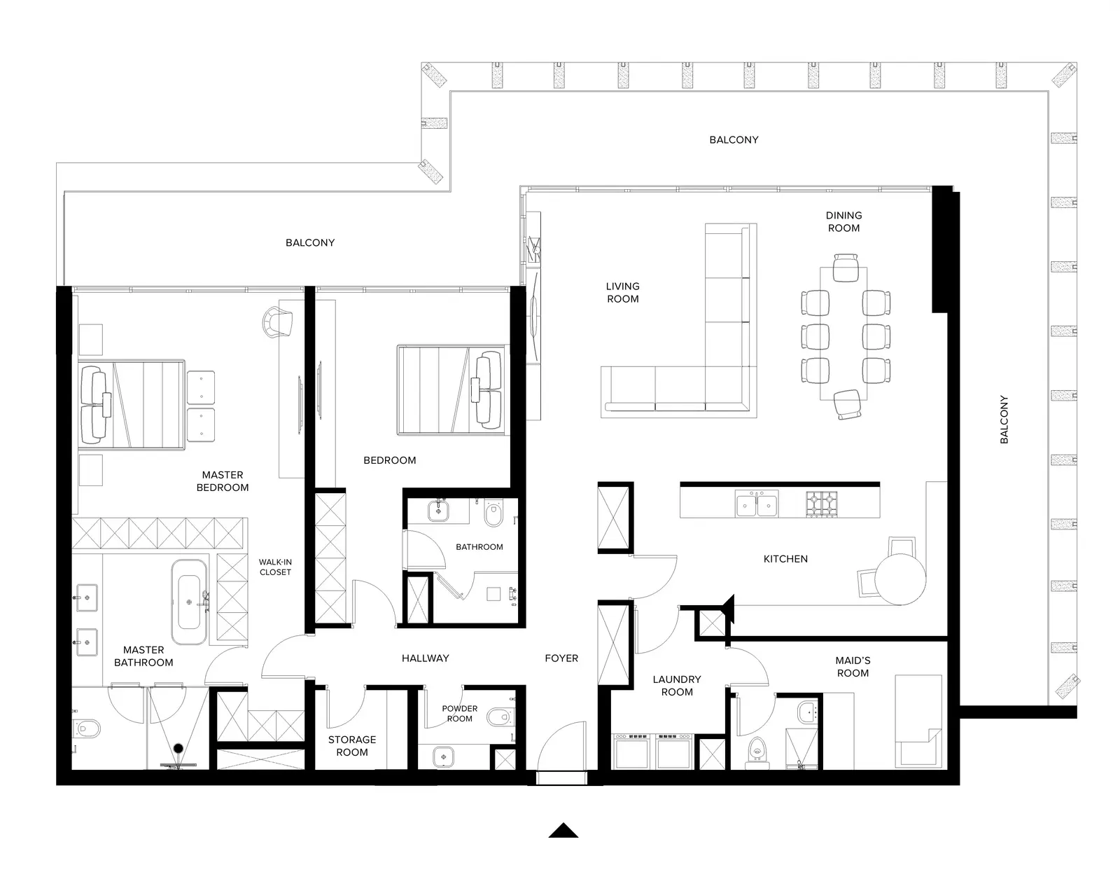 2 Bedrooms apartments - Keturah Ritz Carlton