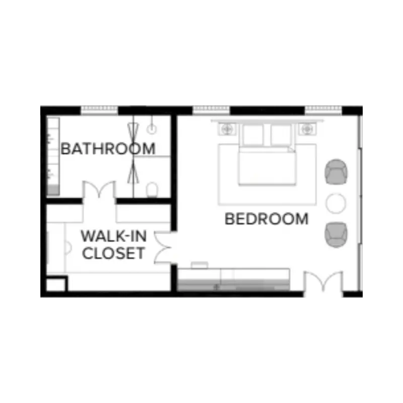 1 bedroom