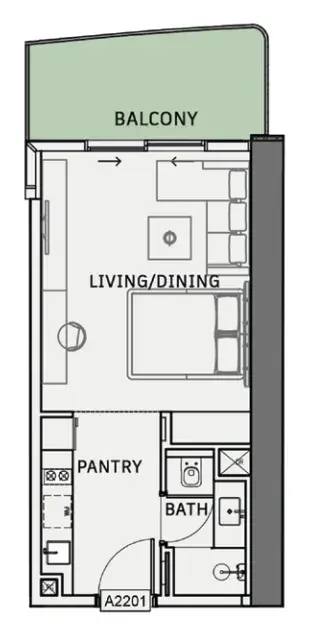 Studio apartments - One Sky Park