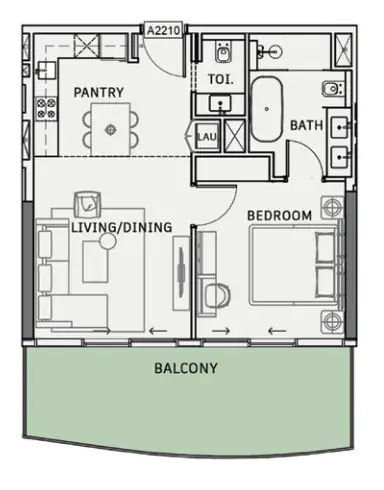 1 Bedroom apartments - One Sky Park