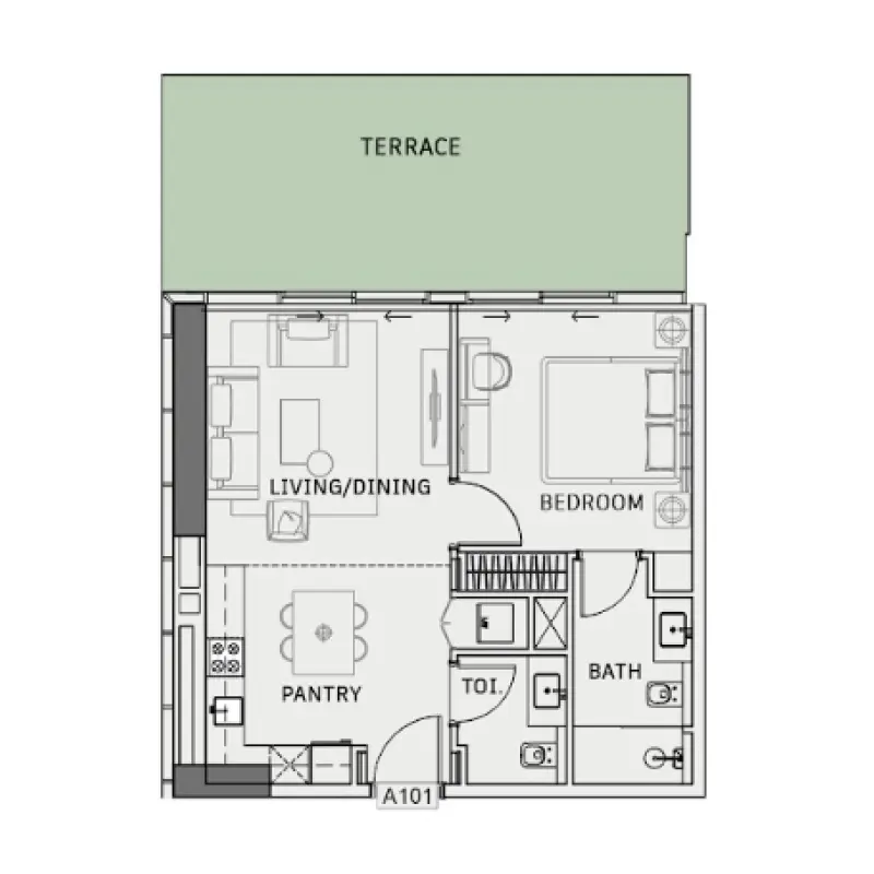 1 bedroom