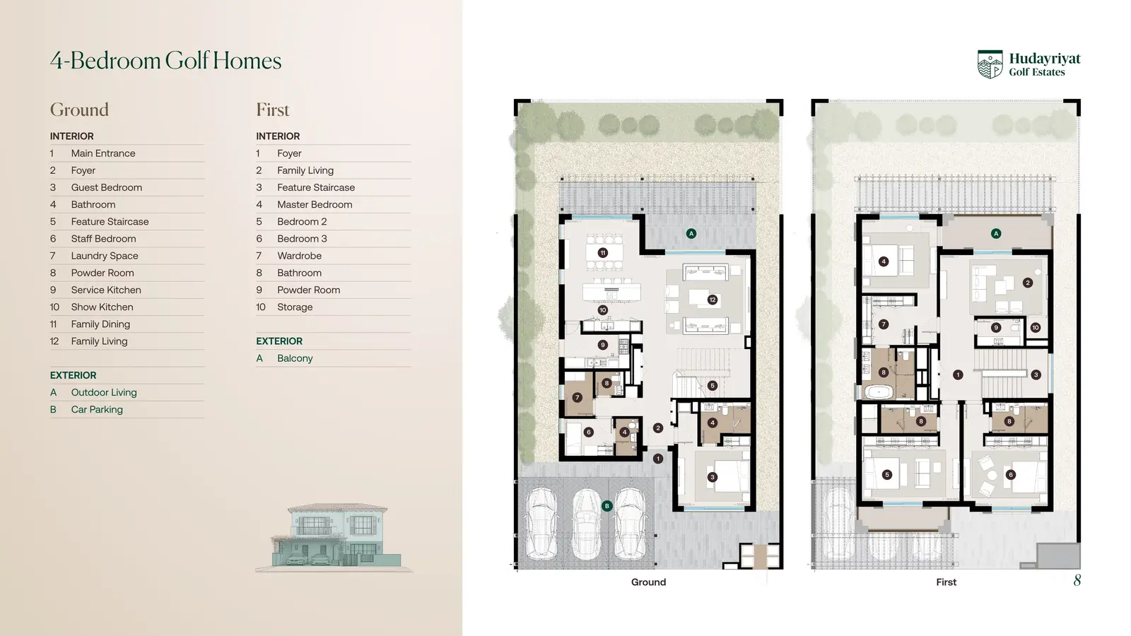 4 Bedroom Homes