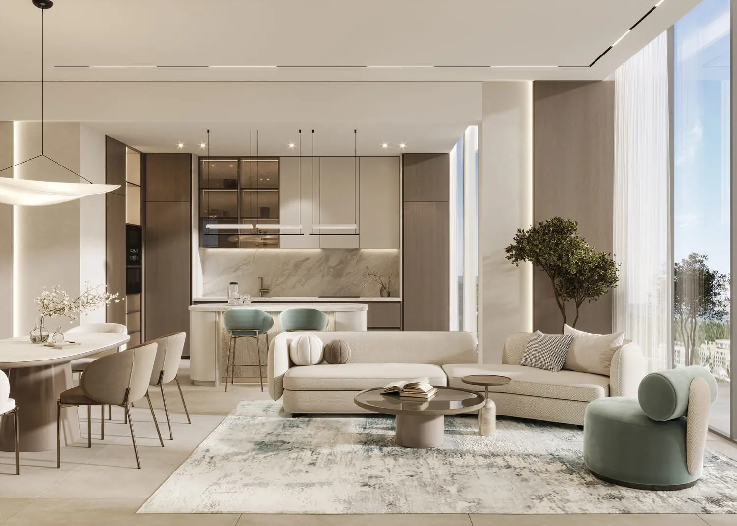 Allegro Residences in Dubai Islands by Mill Hill Riviera Development - Interior Image 7