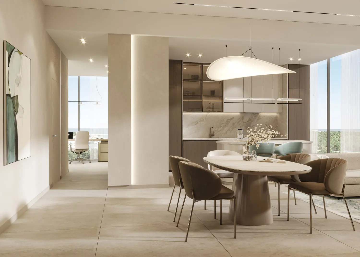 Allegro Residences in Dubai Islands by Mill Hill Riviera Development - Interior Image 10