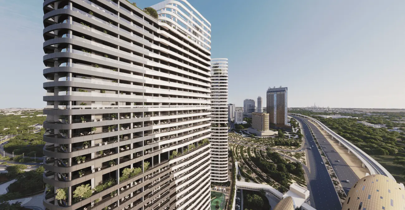 Sky Hills Astra in Dubai Science Park by HRE Development - Exterior Image 2