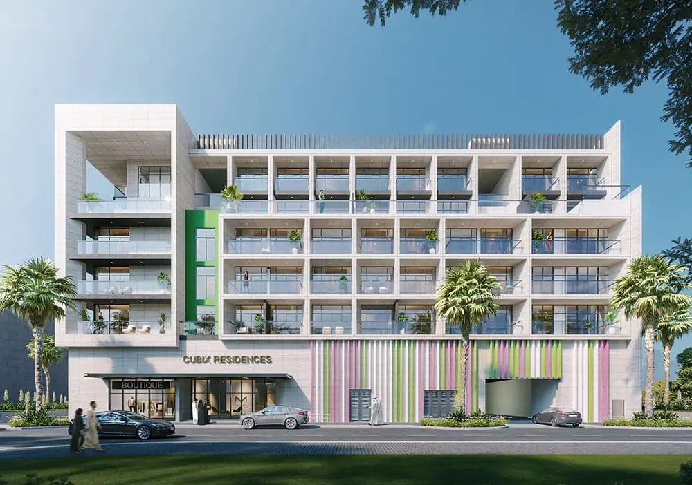Cubix Residences in Jumeirah Village Circle (JVC) by Qube Development - Exterior Image 1