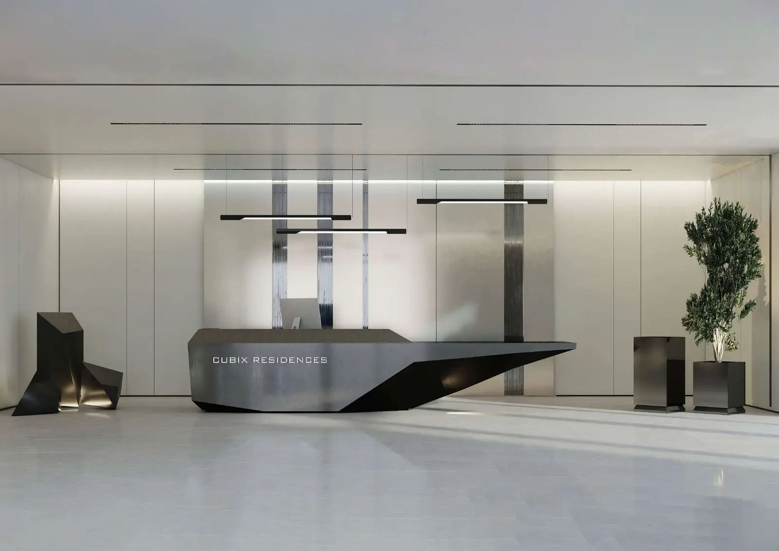 Cubix Residences in Jumeirah Village Circle (JVC) by Qube Development - Lobby Image 3