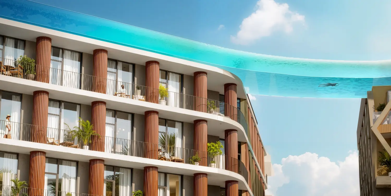 Hygge Hotel in The World Islands by THOE - Exterior Image 1