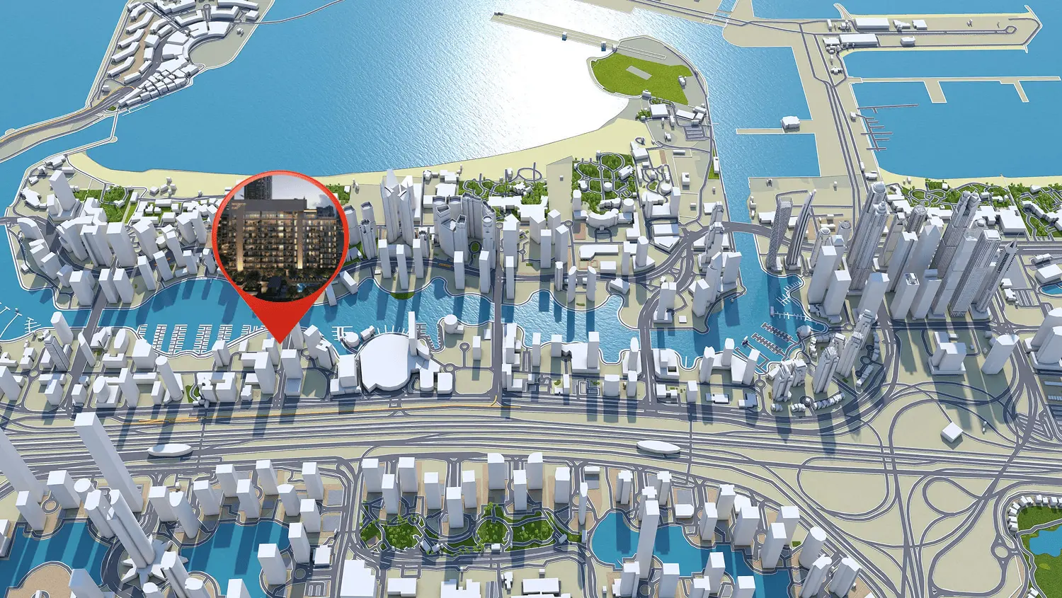 Residences Du Port Autograph Collection master plan