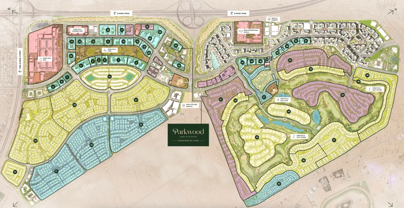 Parkwood Emaar master plan