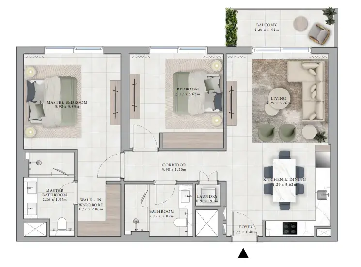 3 Bedrooms apartments - Club Place