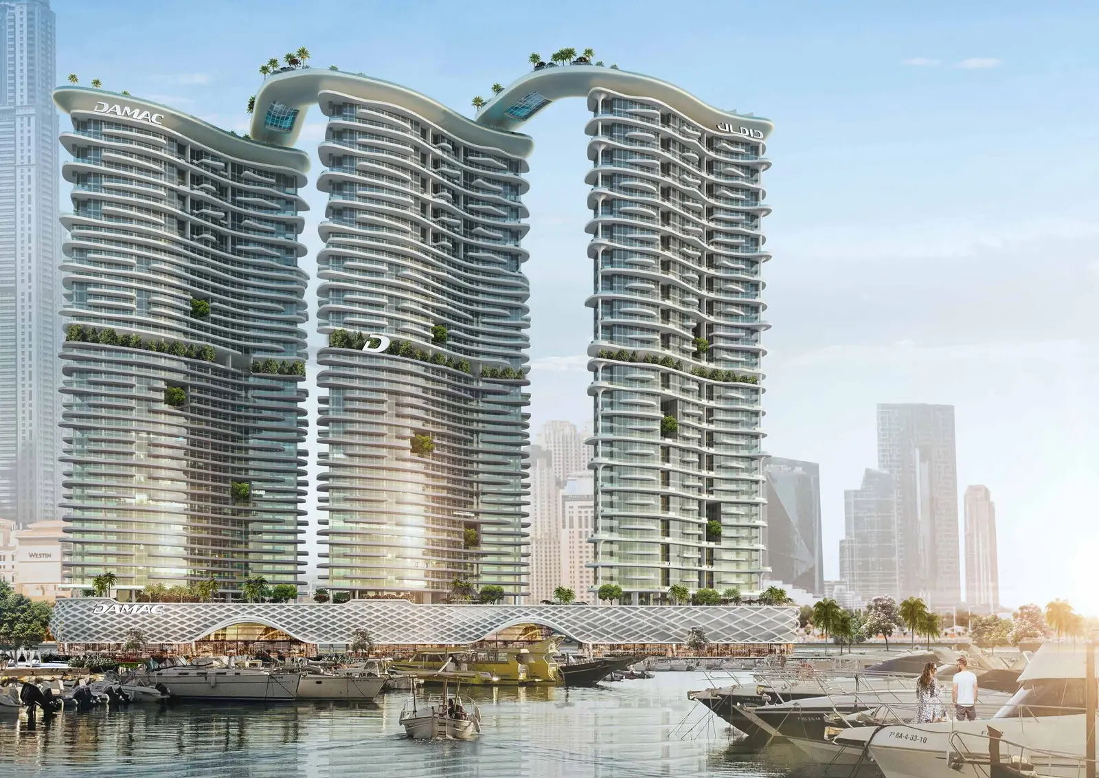 Damac Bay in Dubai Harbour by DAMAC - Exterior Image 1