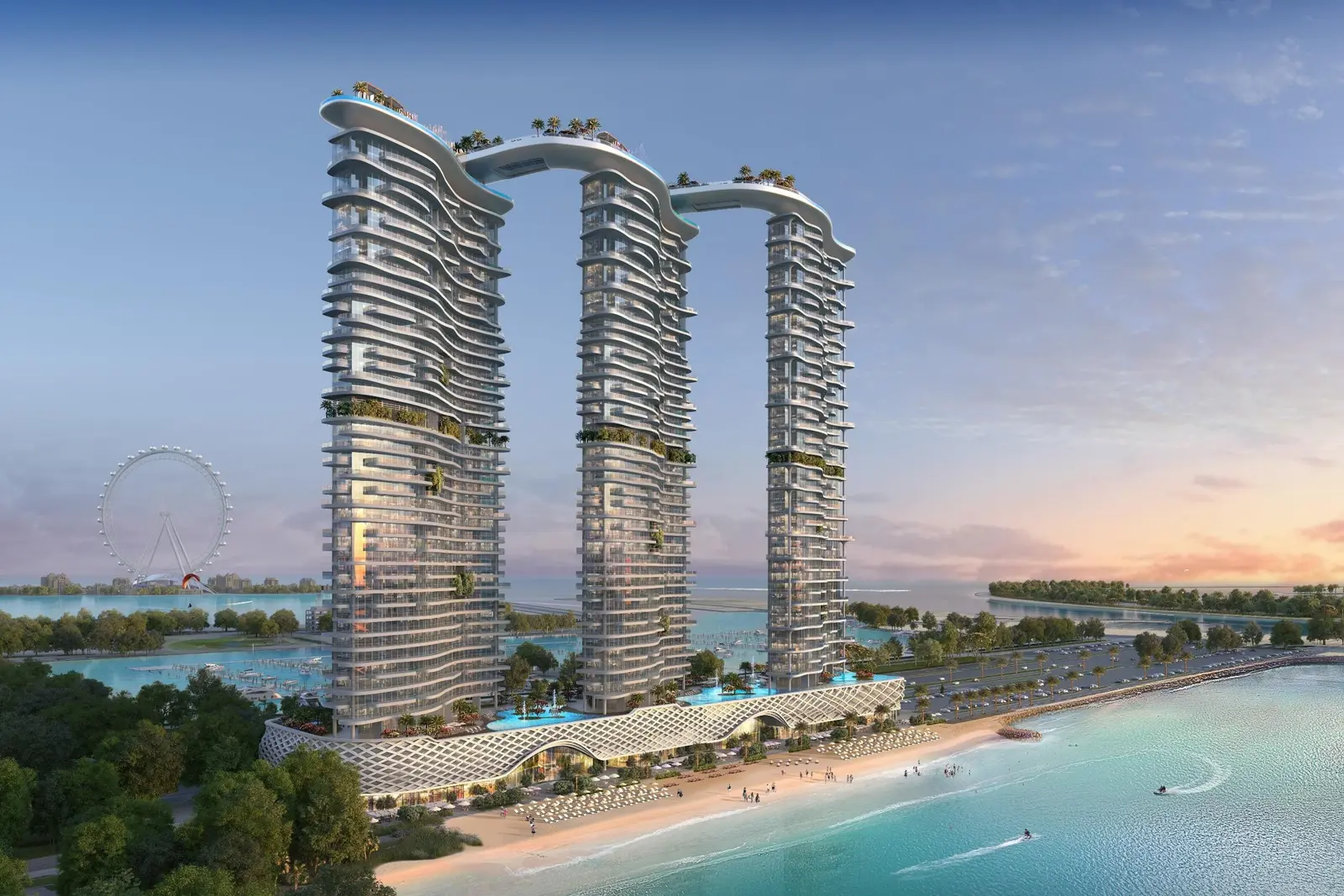 Damac Bay in Dubai Harbour by DAMAC - Exterior Image 10