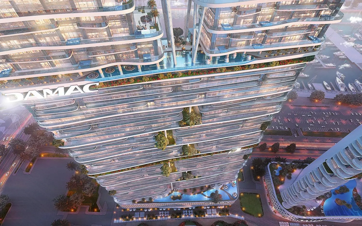Damac Bay 2 in Dubai Harbour by DAMAC - Exterior Image 2