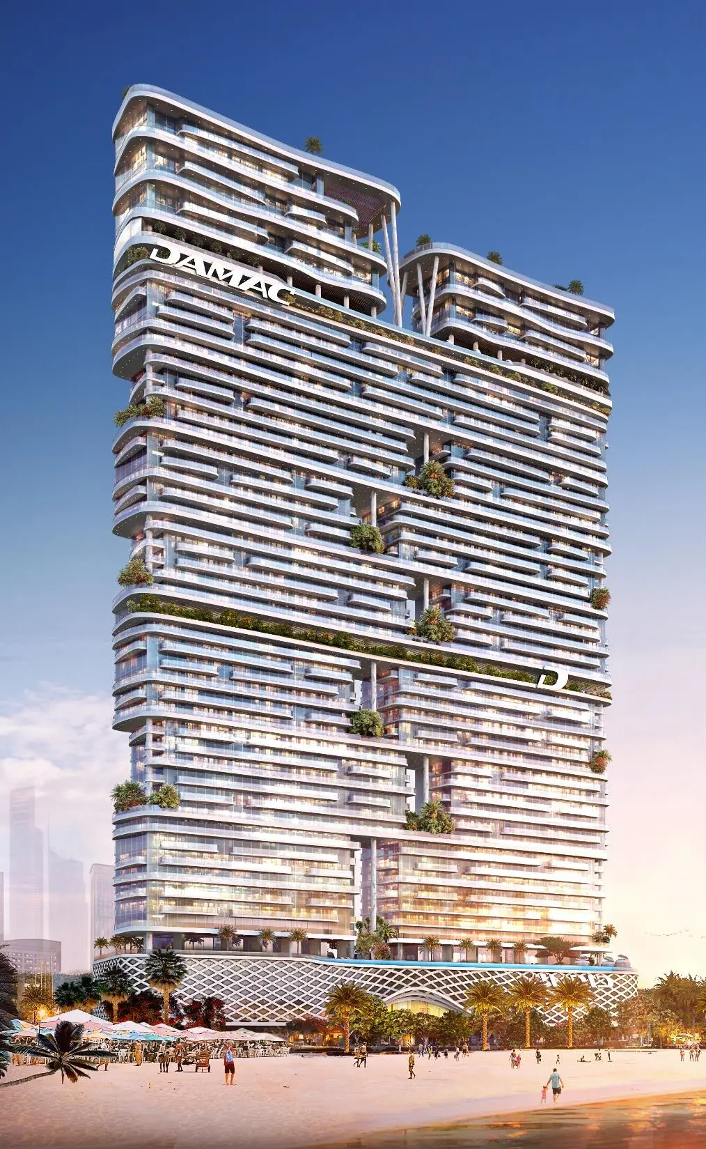 Damac Bay 2 in Dubai Harbour by DAMAC - Exterior Image 3