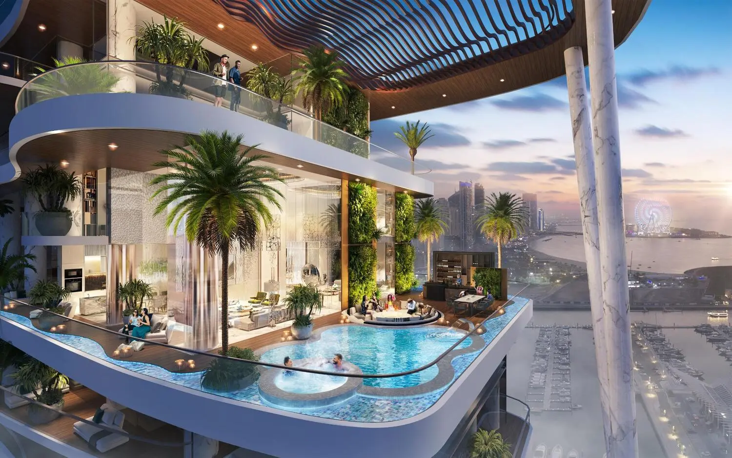 Damac Bay 2 in Dubai Harbour by DAMAC - Exterior Image 4