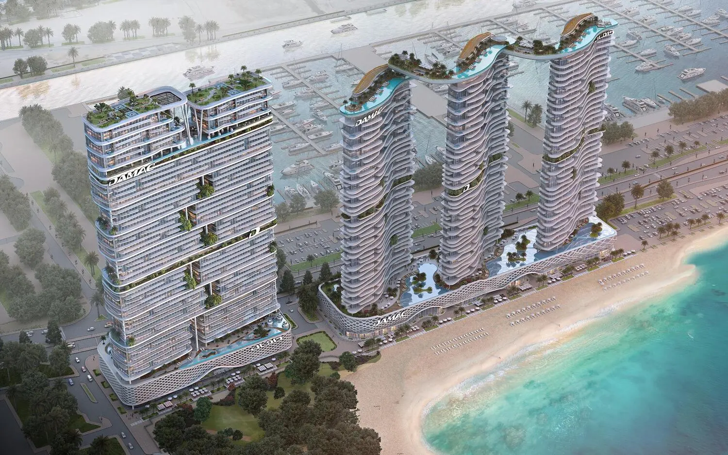 Damac Bay 2 in Dubai Harbour by DAMAC - Exterior Image 6