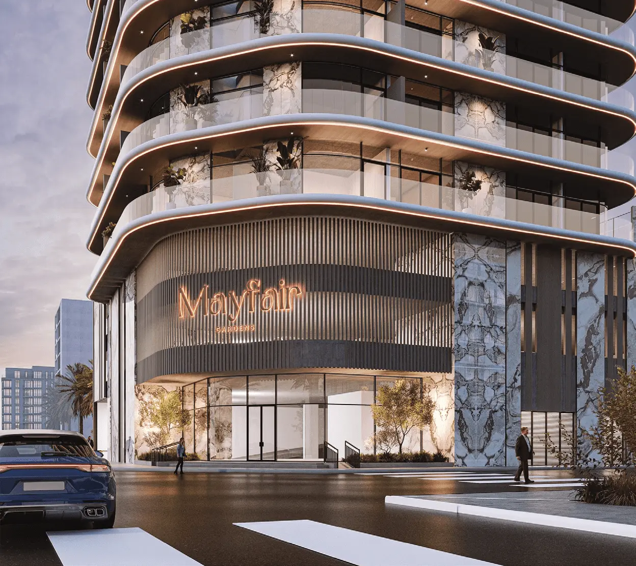 Mayfair Gardens in Jumeirah Garden City by Majid Developments - Exterior Image 2