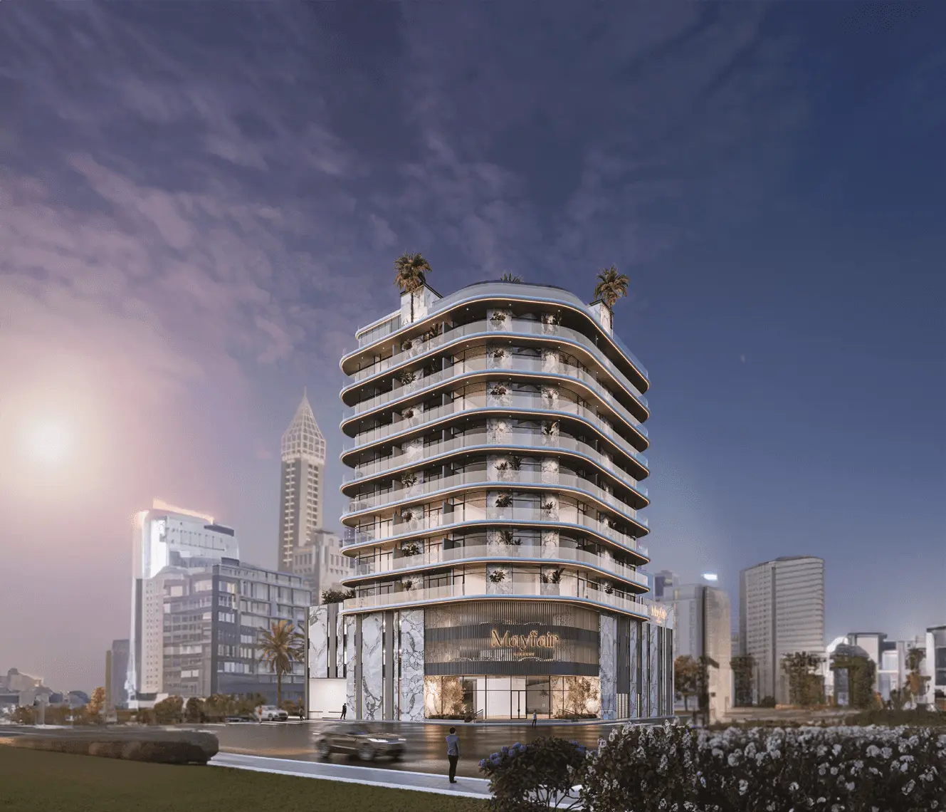 Mayfair Gardens in Jumeirah Garden City by Majid Developments - Exterior Image 3