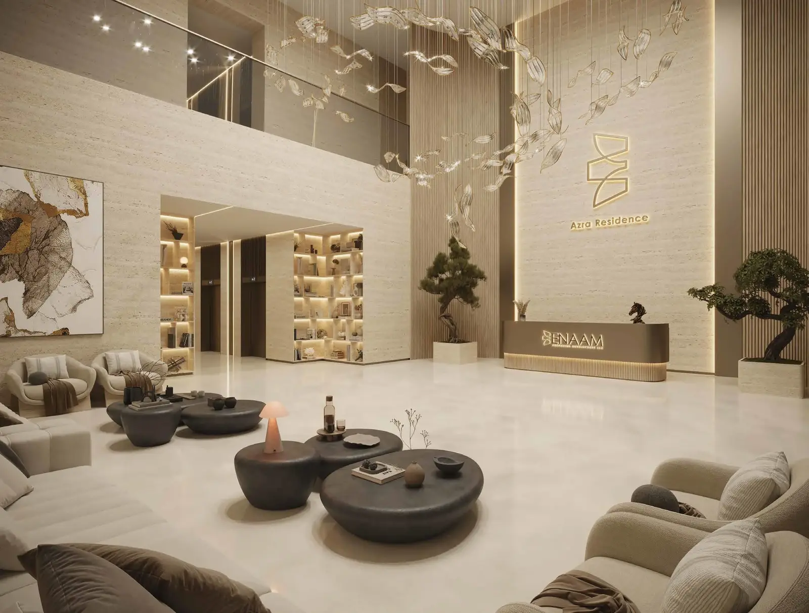 Azra Residence in Dubai Land Residence by Enaam Properties Development - Lobby Image 3