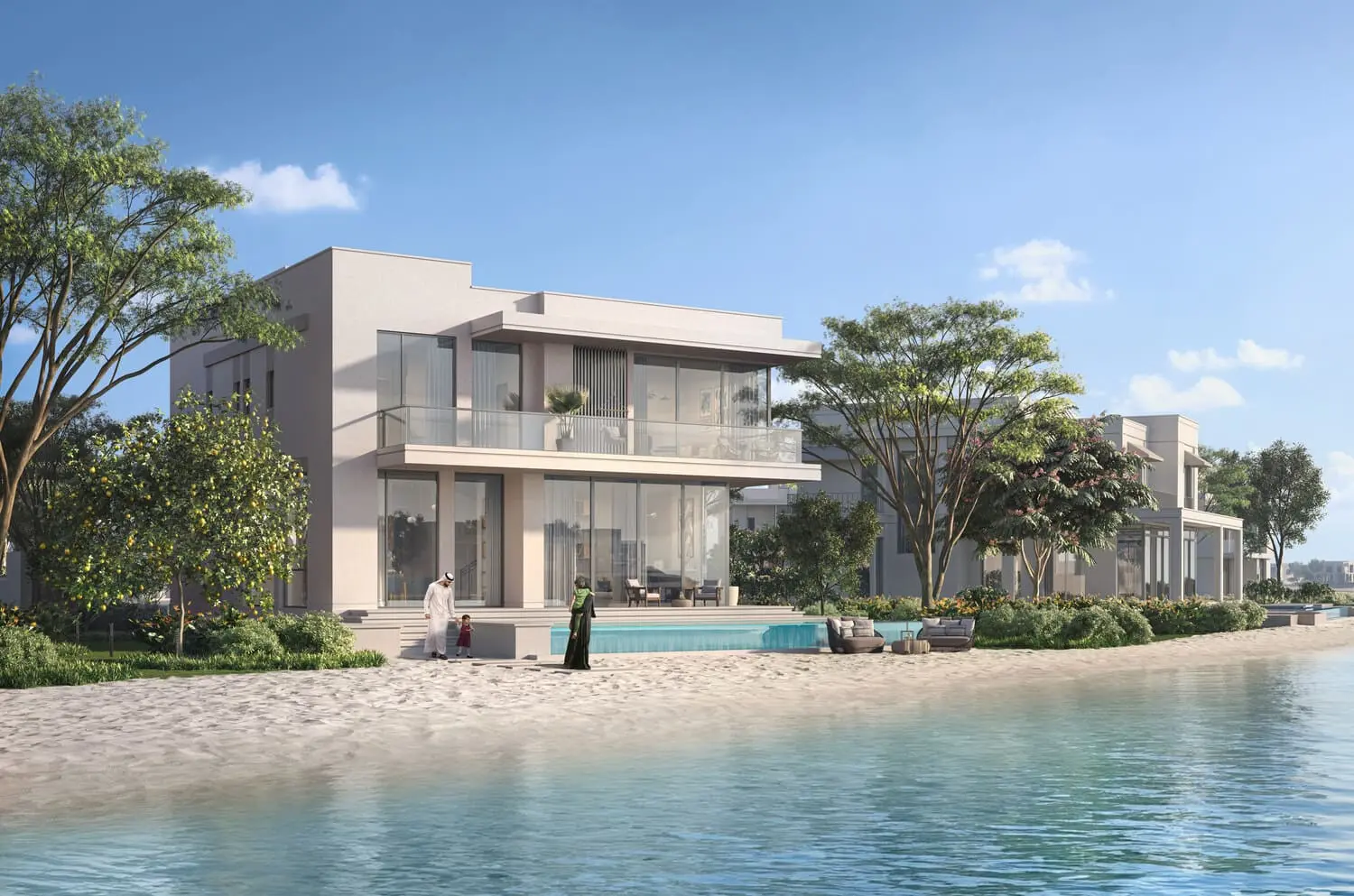 Exclusive beachfront residence at Ramhan Island Villas Phase 2 & 3 on Ramhan Island, Abu Dhabi