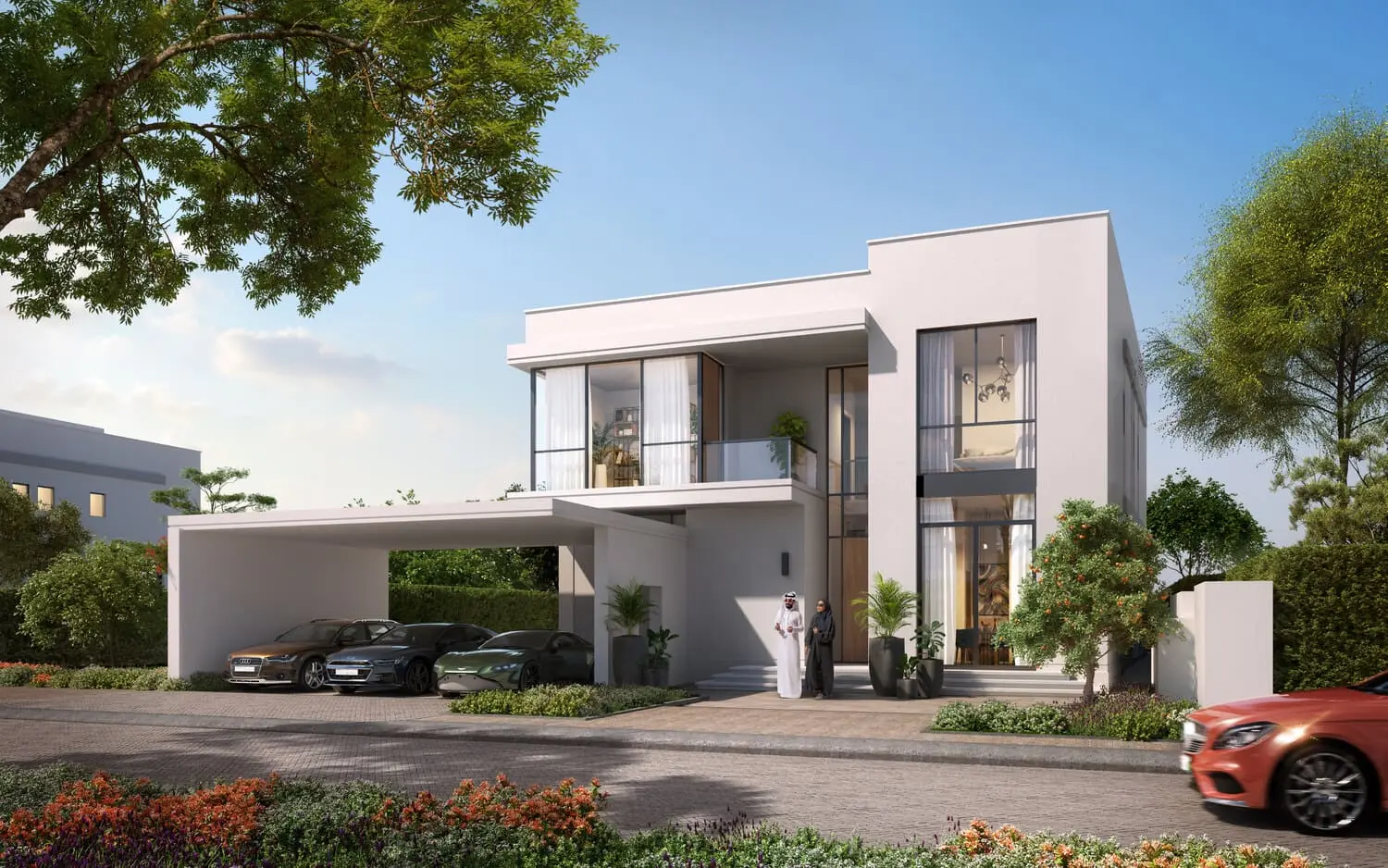 Contemporary luxury villa with panoramic views at Ramhan Island Villas Phase 2 & 3