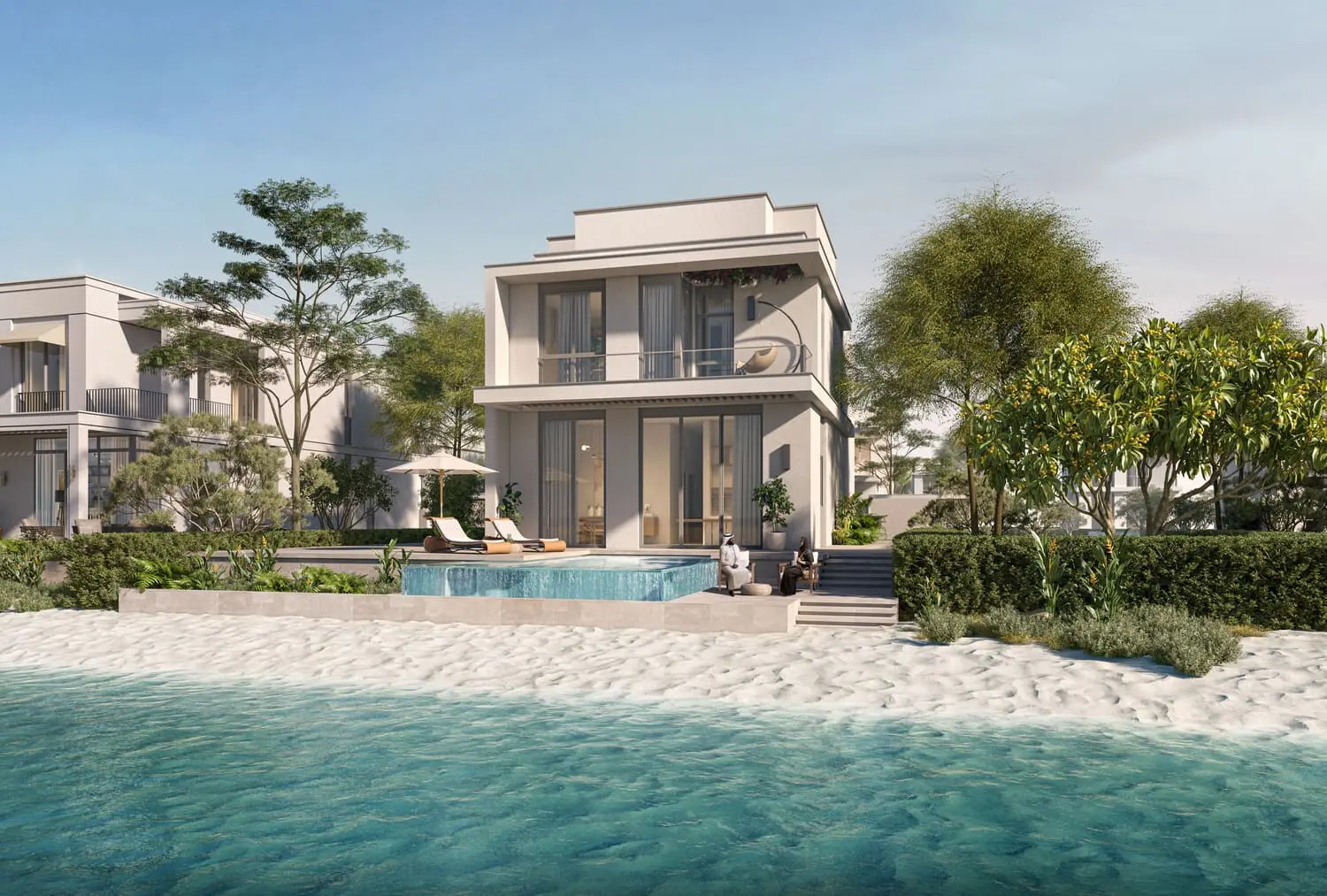 Contemporary luxury waterfront villa at Ramhan Island Villas Phase 2 & 3 in Abu Dhabi