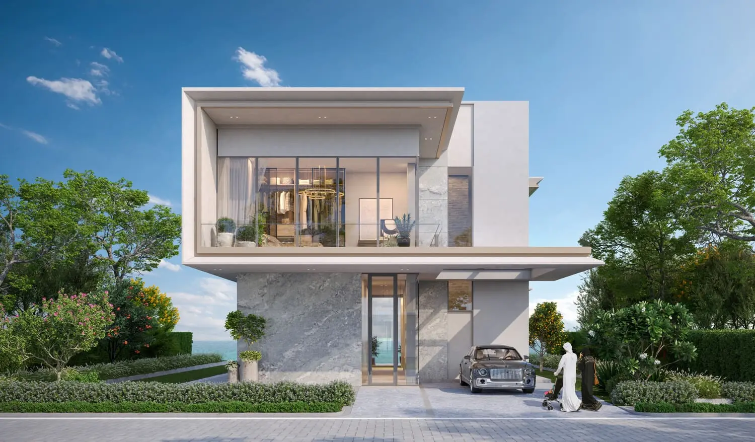 Exclusive premium villa exterior at Ramhan Island Villas Phase 2 & 3 on Ramhan Island