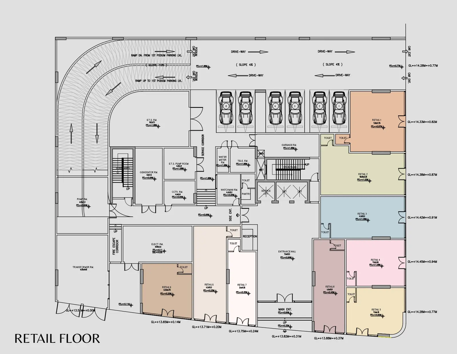 Pearl house - Retail Floor